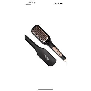 Nicebay Hair Straightener Brush Negative Ion Hair - Black/Yellow Tested